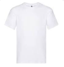 Blanco t-shirt met korte mouwen